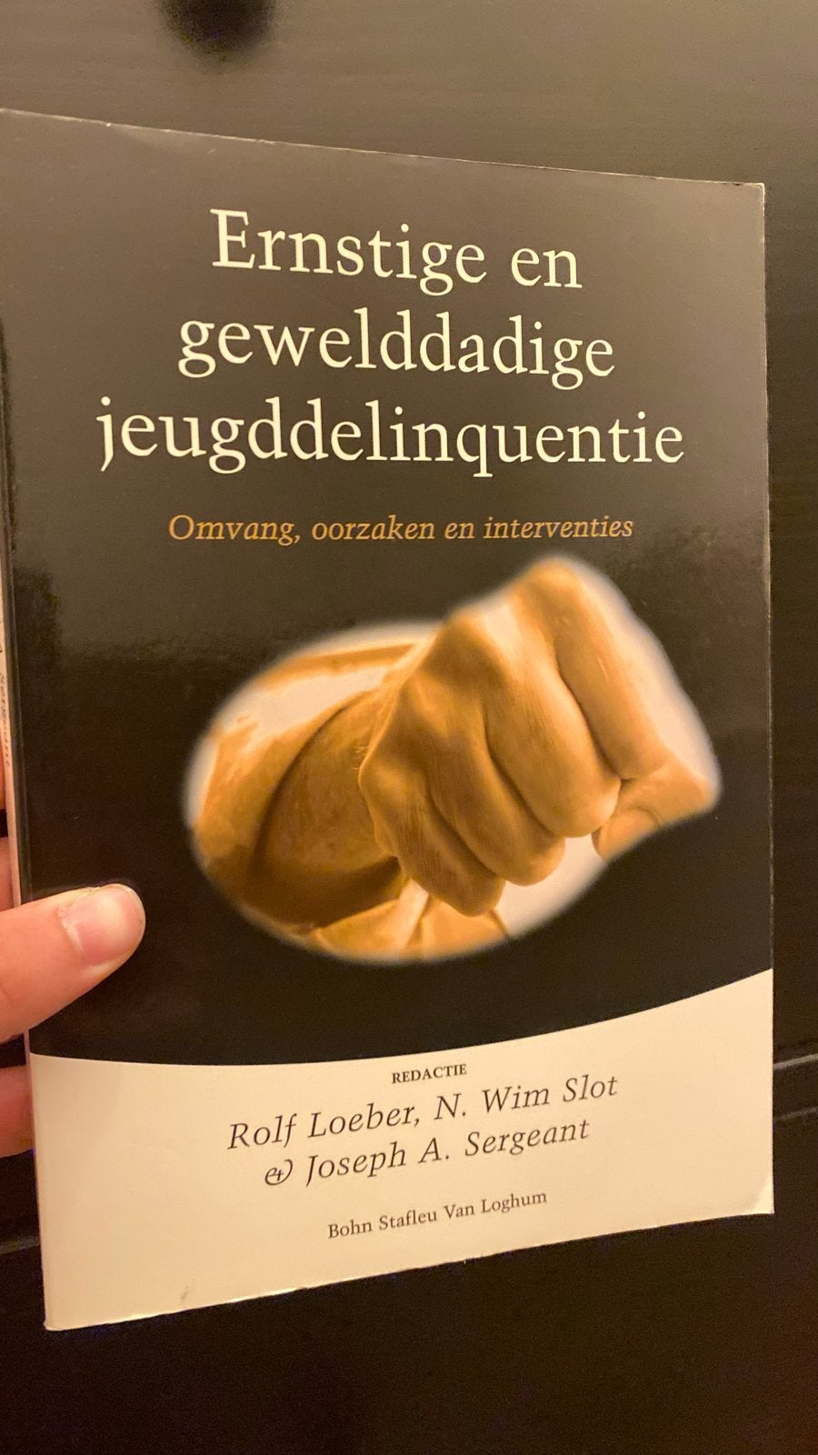 Ernstige en gewelddadige jeugddelinquentie, Ophalen of Verzenden, Zo goed als nieuw, Nederland