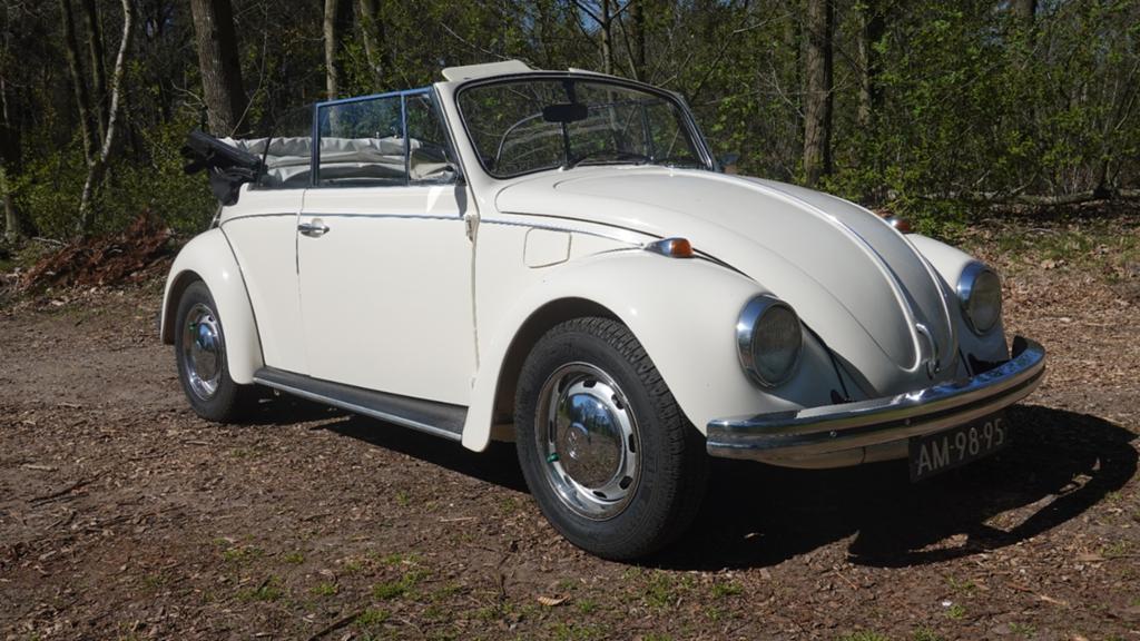 Volkswagen Kever Cabrio, Cabriolet, 400 kg, Wit, Particulier