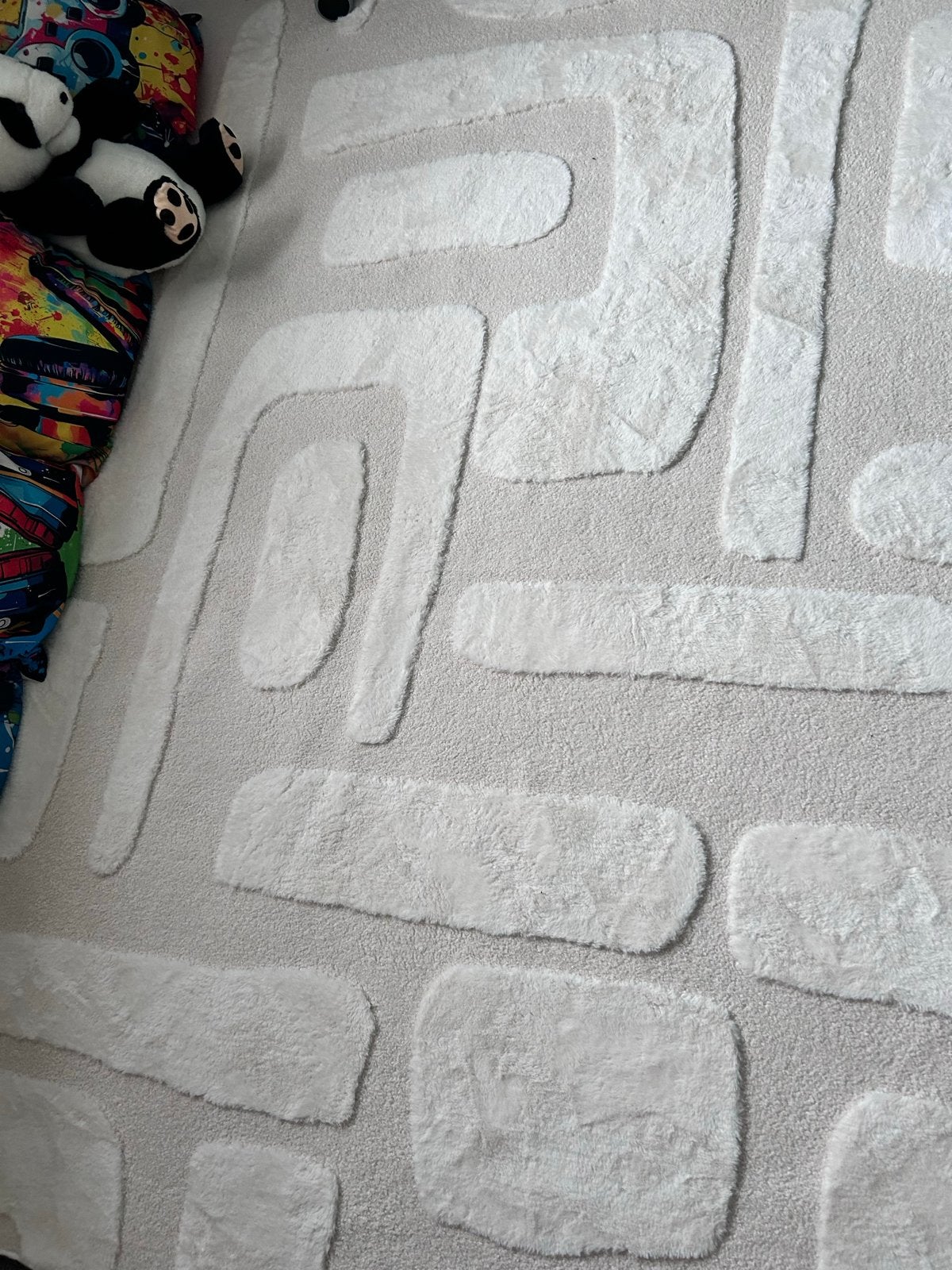 Nieuw vloerkleed van Action - Ongebruikt, Huis en Inrichting, Stoffering | Tapijten en Kleden, 100 tot 150 cm, Wit, Nieuw, Ophalen of Verzenden