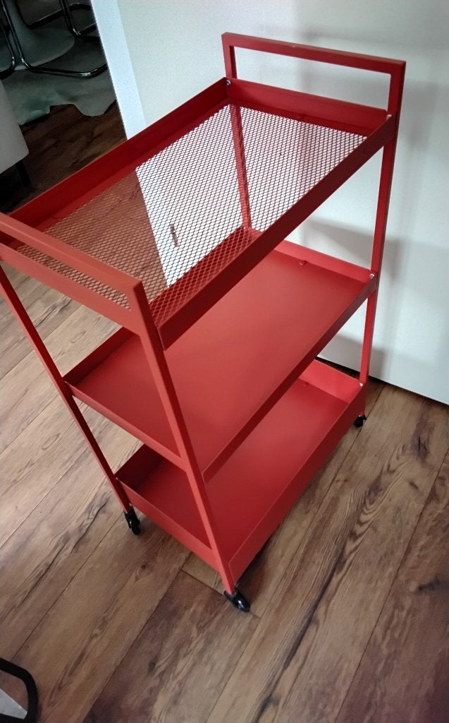 Trolley  rood Nissafors Ikea, Ophalen, Zo goed als nieuw