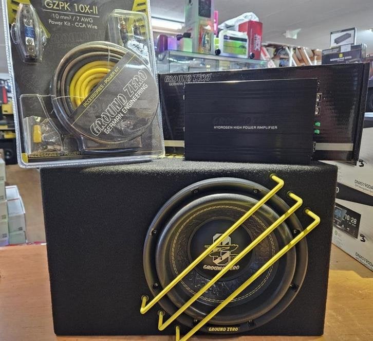Ground Zero GZ10.700SPL subwooferpack, Auto diversen, Autospeakers, Niet ingevuld, Niet ingevuld, Nieuw, Ophalen of Verzenden
