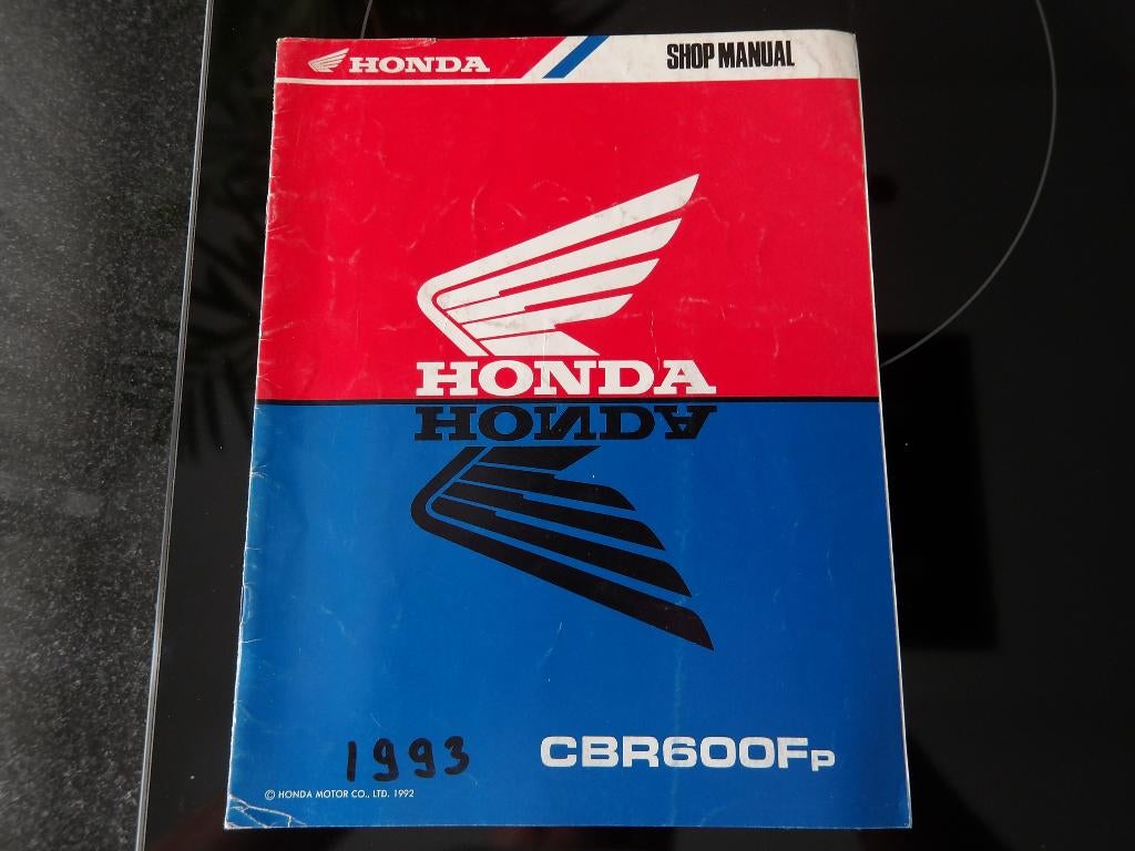 HONDA werkplaatshandboek Addendum CBR600F p 1992/93, Motoren, Handleidingen en Instructieboekjes, Verzenden, Honda