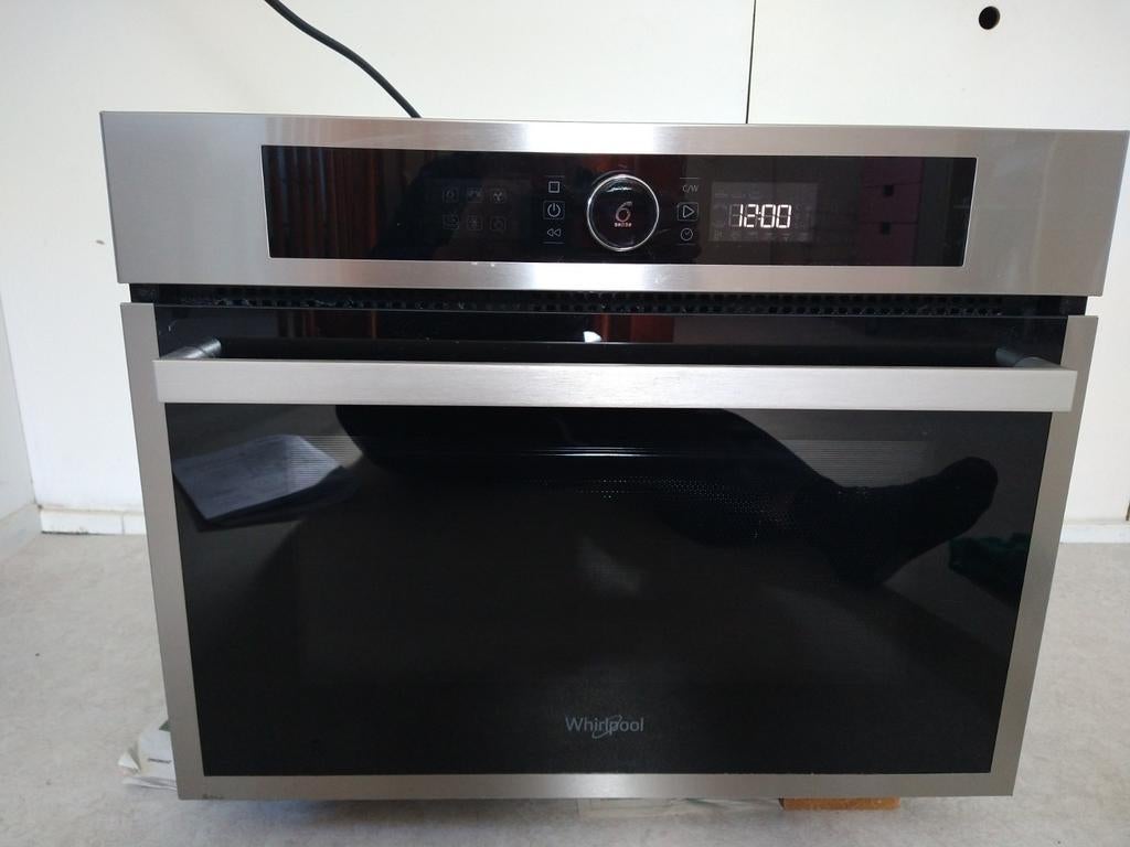Whirlpool combi magnetron grill oven 6th Sense AMW 9607/IX, Witgoed en Apparatuur, Ovens, Gebruikt, 60 cm of meer, Oven met grill