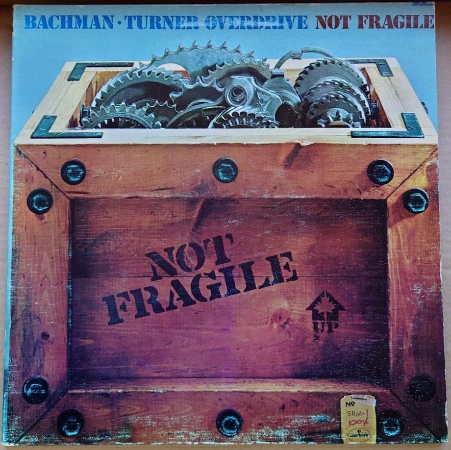 Bachman-Turner Overdrive – Not Fragile, LP, Hard Rock, Ophalen of Verzenden, Zo goed als nieuw