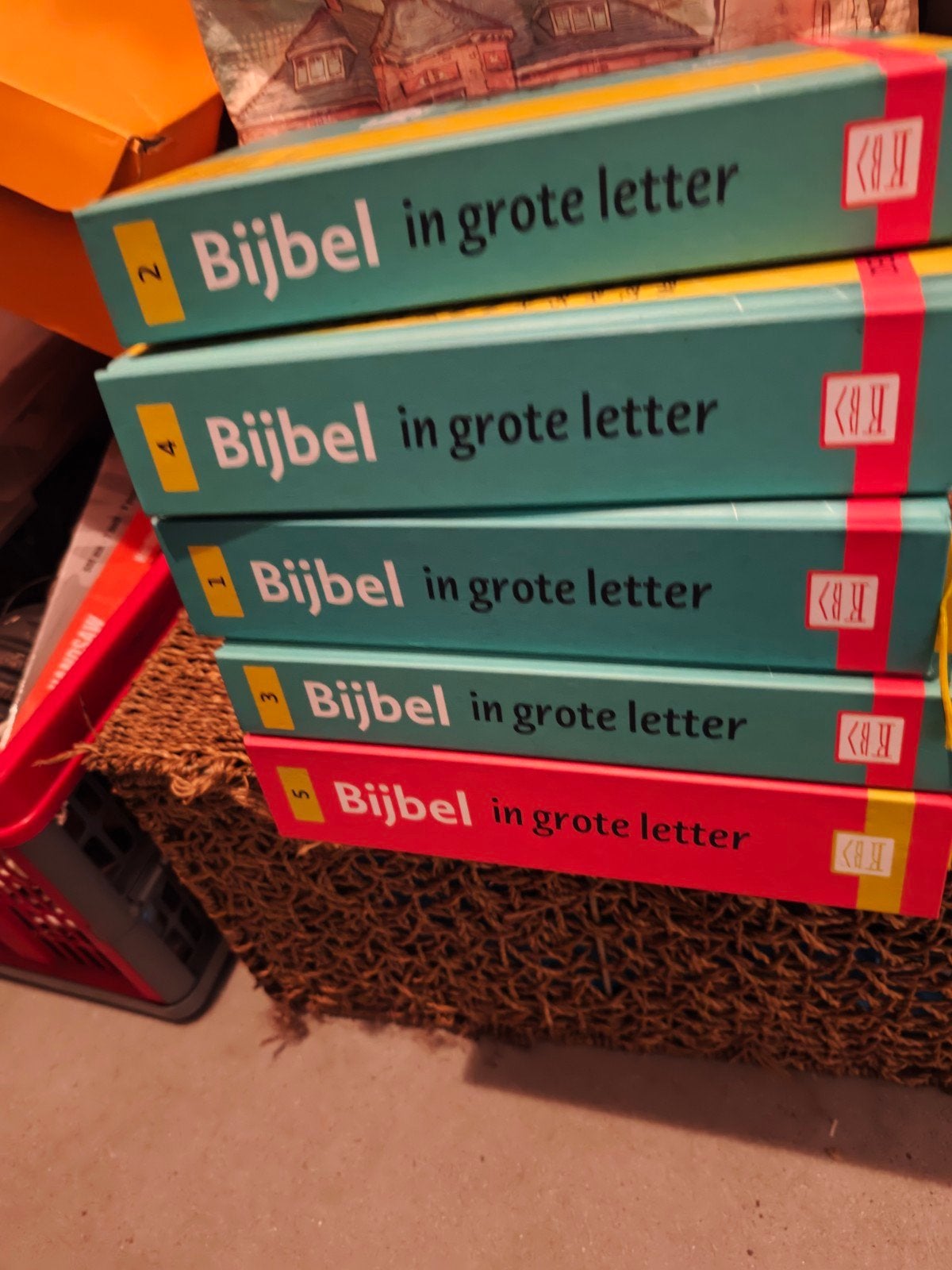 Bijbel in grote letter - Complete set (deel 1-5), Verzenden, Onbekend
