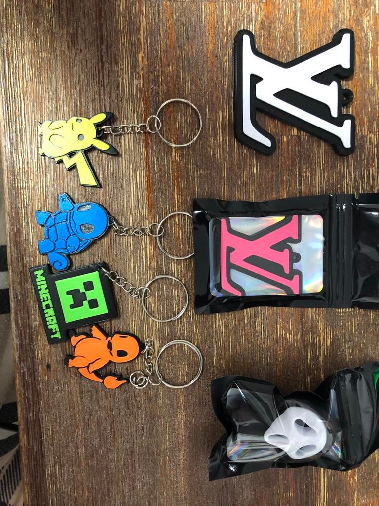 3D Geprinte Sleutelhangers & Lego Poppen: Mario, Pokémon, LV, Ophalen of Verzenden, Nieuw