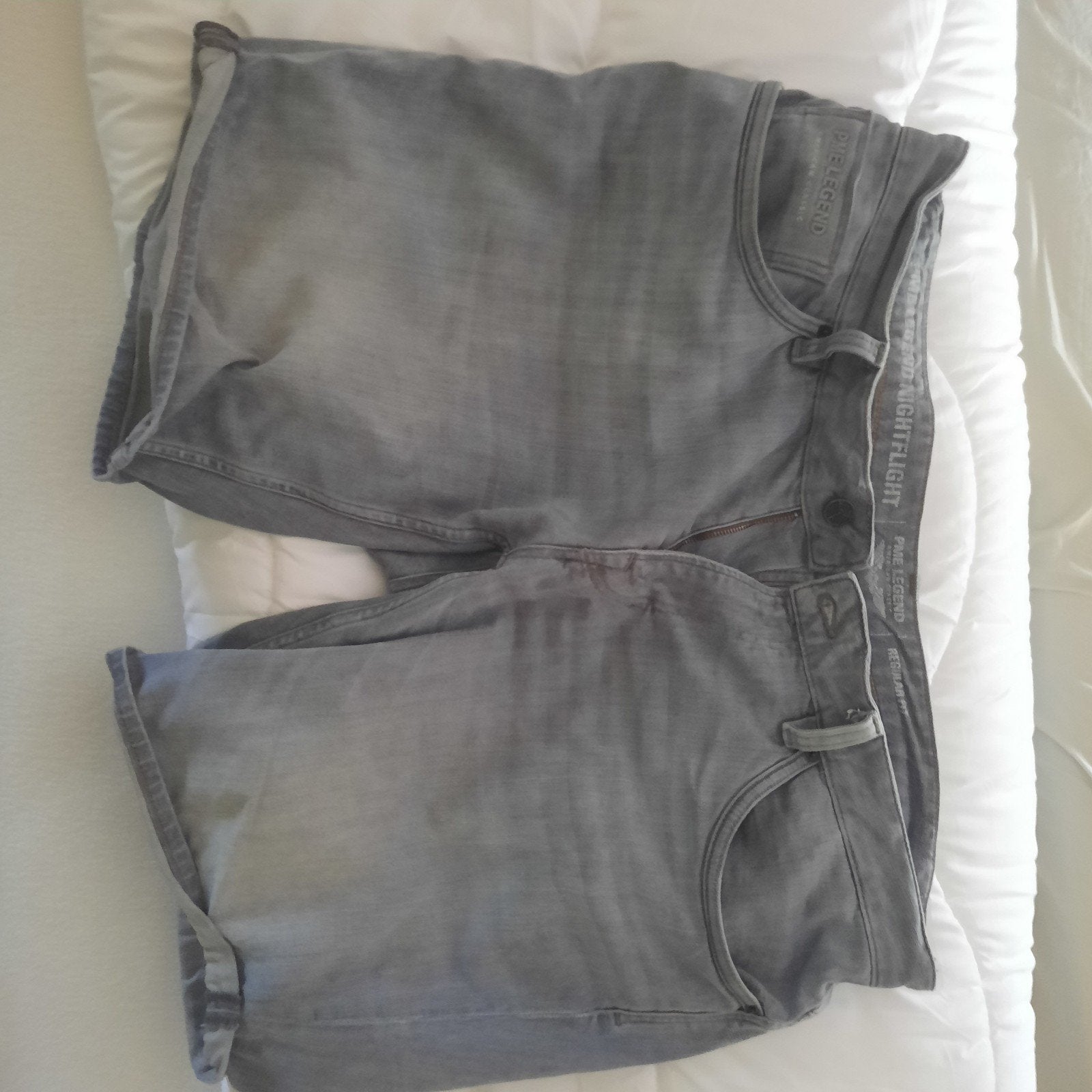 PME Legend Nightflight Grijze korte jeans, Overige jeansmaten, Pall Mall PME Legend, Ophalen of Verzenden, Grijs