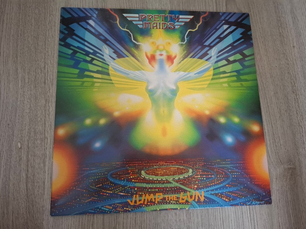 LP Pretty Maids – Jump The Gun. (1990), LP, Heavy metal, Zo goed als nieuw, 12 inch