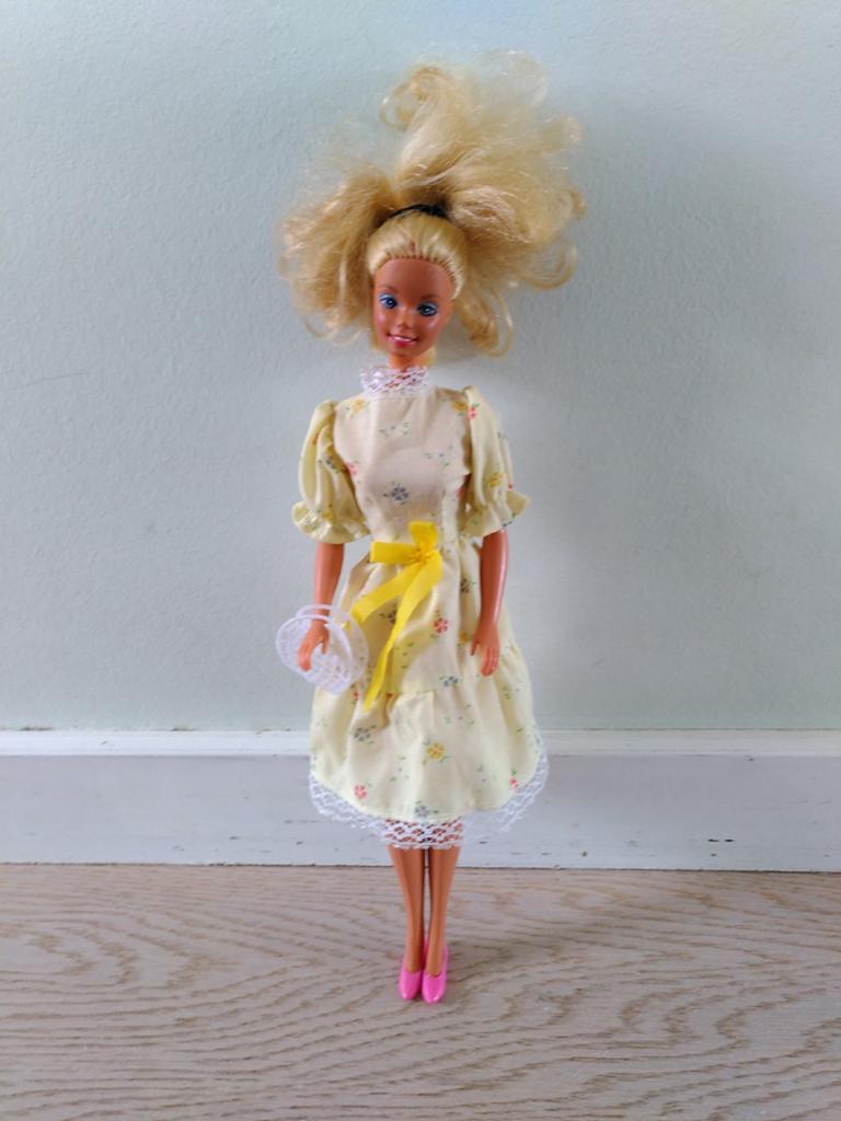 Vintage barbie (jaren '80), Verzamelen, Poppen, Ophalen of Verzenden, Gebruikt, Pop
