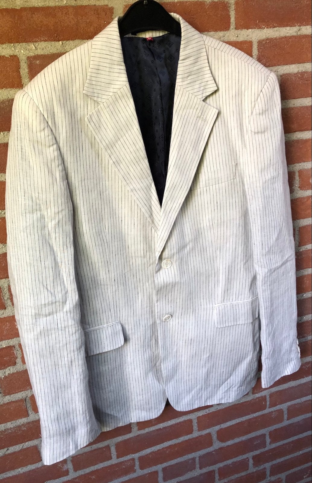 Nieuw LIV Collection Beige Linnen Blazer/ Jasje Mt 54, Kleding | Heren, Ophalen of Verzenden, Nieuw, Maat 52/54 (L), Beige