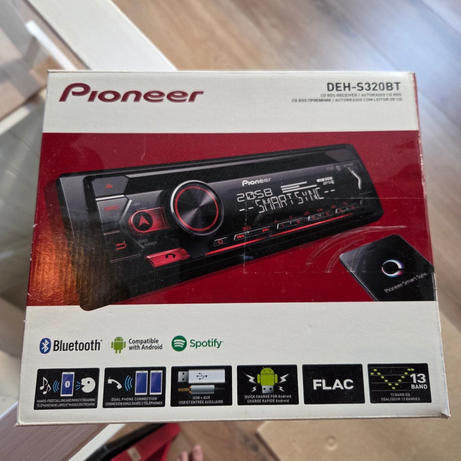 Pioneer DEH-S320BT Autoradio met Bluetooth en Spotify, Ophalen, Zo goed als nieuw