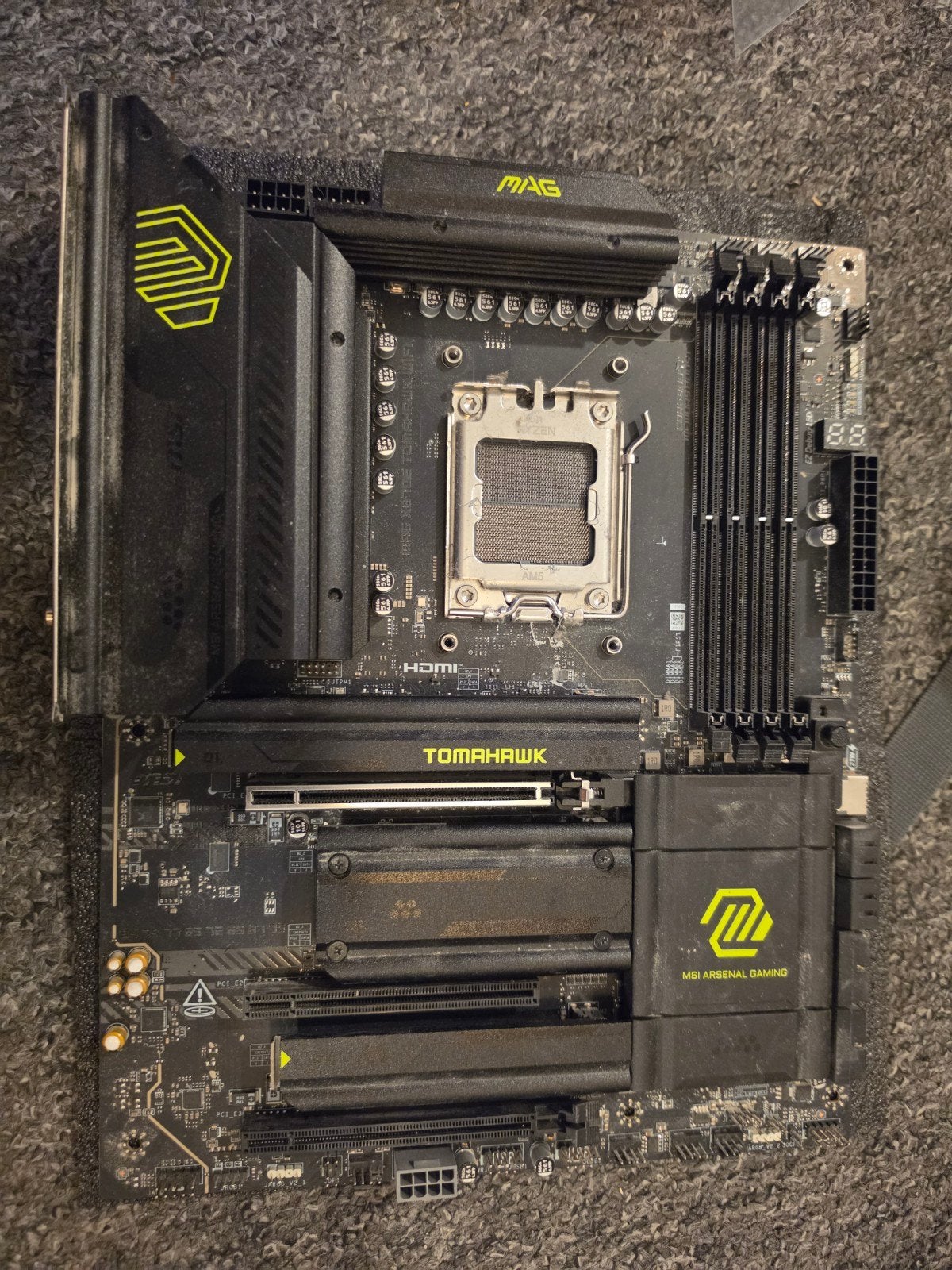 MSI Tomahawk 870E Moederbord - Gaming Klaar!, Gebruikt, Ophalen of Verzenden, ATX, DDR5