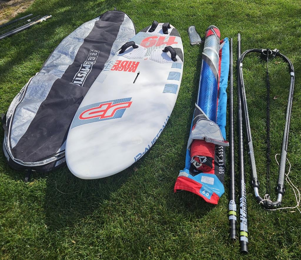 Surfset JP 119 liter met Duotone Zeil 6 m2, Ophalen, 5 tot 7 m², Met draagtas, Minder dan 250 cm