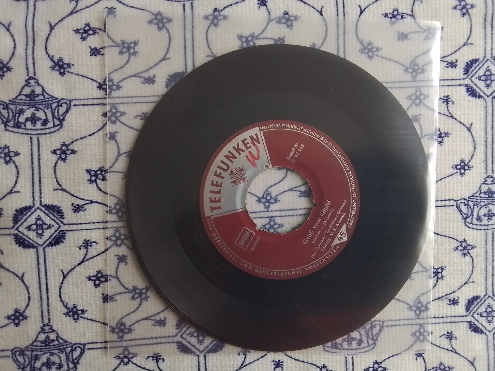 Das oberkrainer quintett           Gruß vom gipfel, Cd's en Dvd's, Vinyl Singles, Ophalen of Verzenden, Zo goed als nieuw, 7 inch