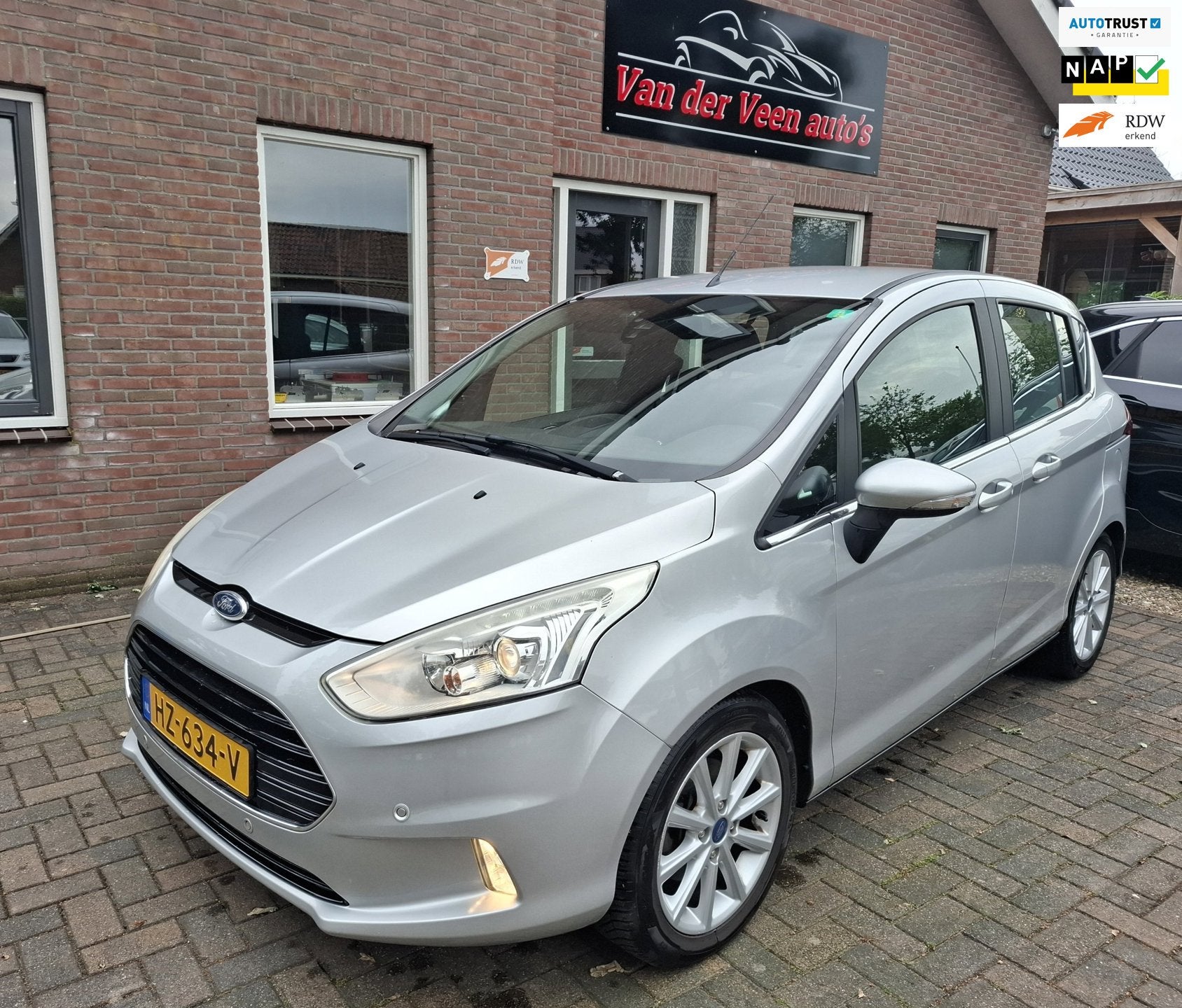 Ford B-Max 1.0 EcoBoost Titanium. Nieuwe distributieriem + g, Auto's, Voorwielaandrijving, Gebruikt, Origineel Nederlands, Bedrijf