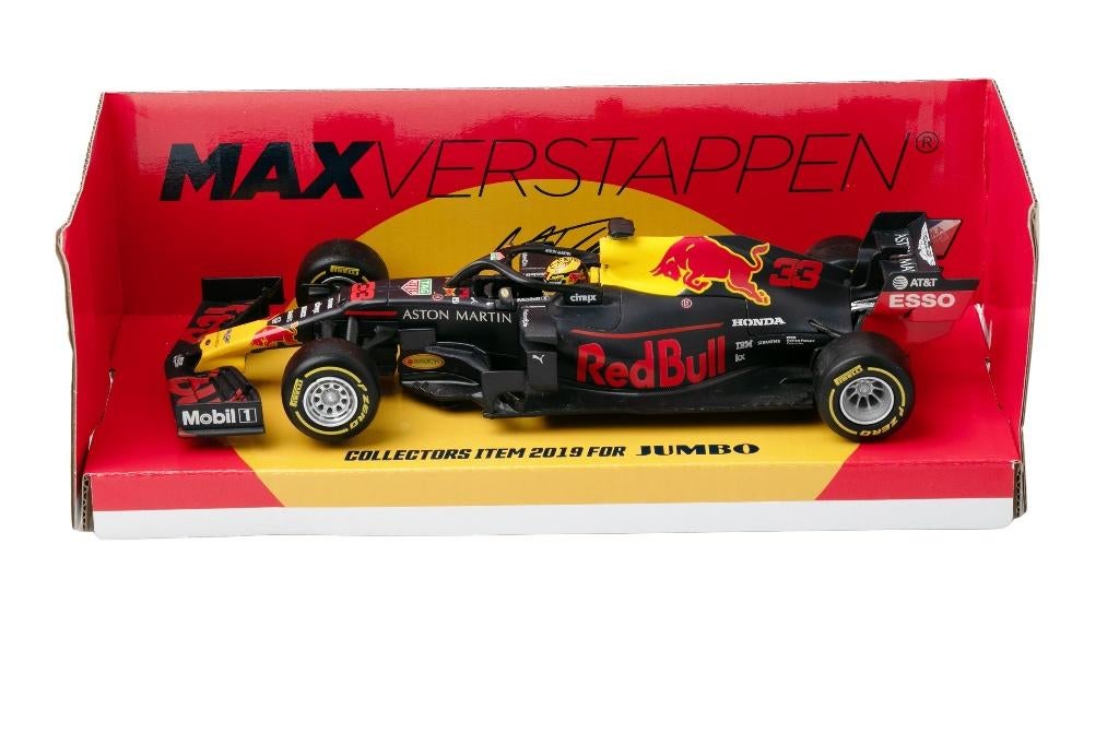 Red Bull Racing RB15  Max Verstappen Jumbo Special Edition, Ophalen of Verzenden, Zo goed als nieuw, Auto, Bburago