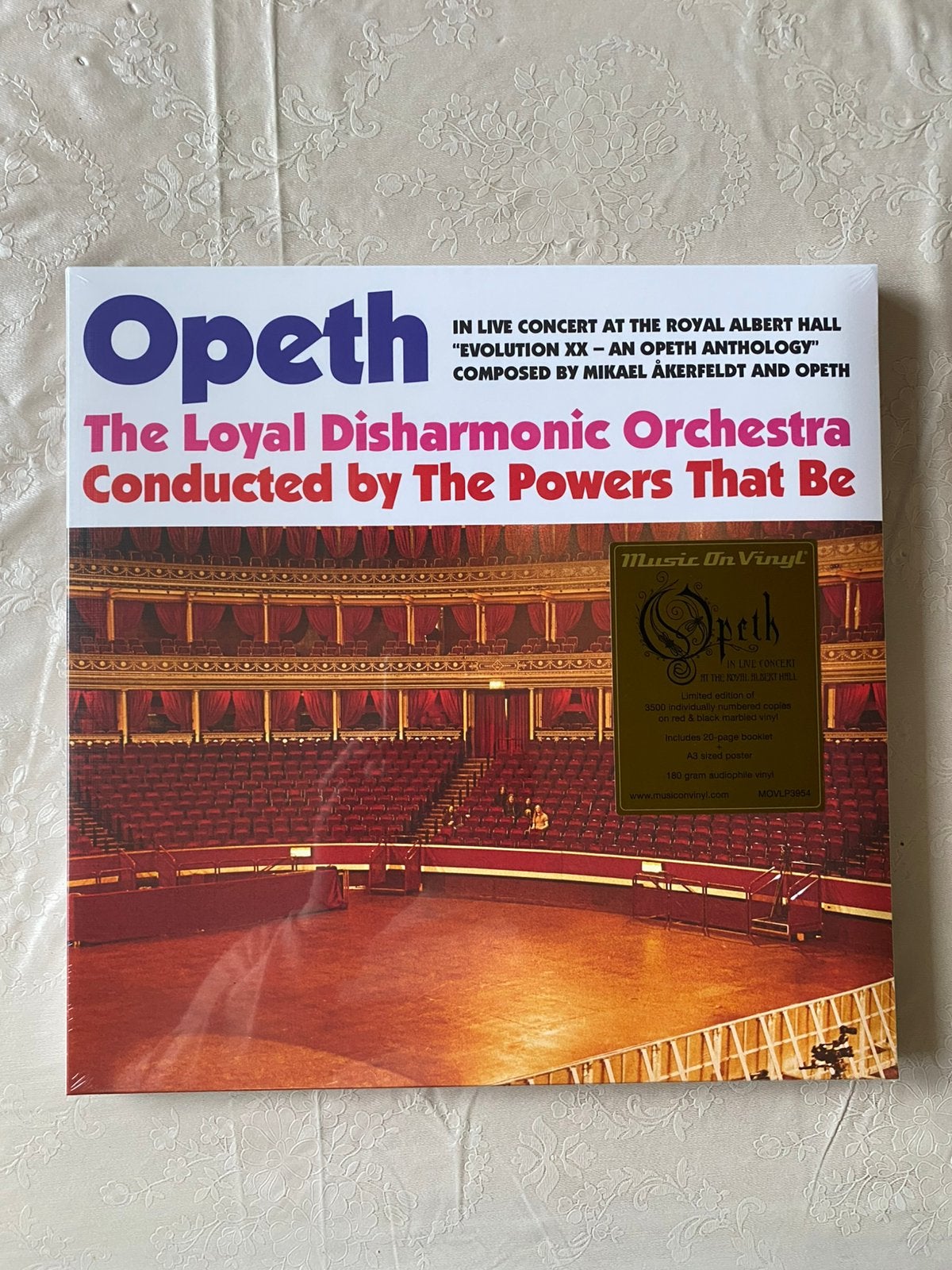 Opeth Royal Albert Hall MOV Vinyl Numbered Sealed, Verzenden, Zo goed als nieuw, 12 inch, Poprock