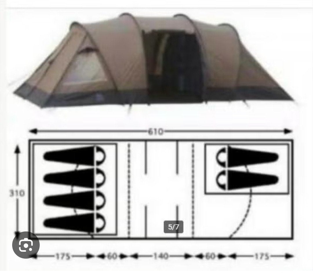 Wildebeast Kiaora 4-persoons tent - Zo goed als nieuw, Ophalen, Zo goed als nieuw