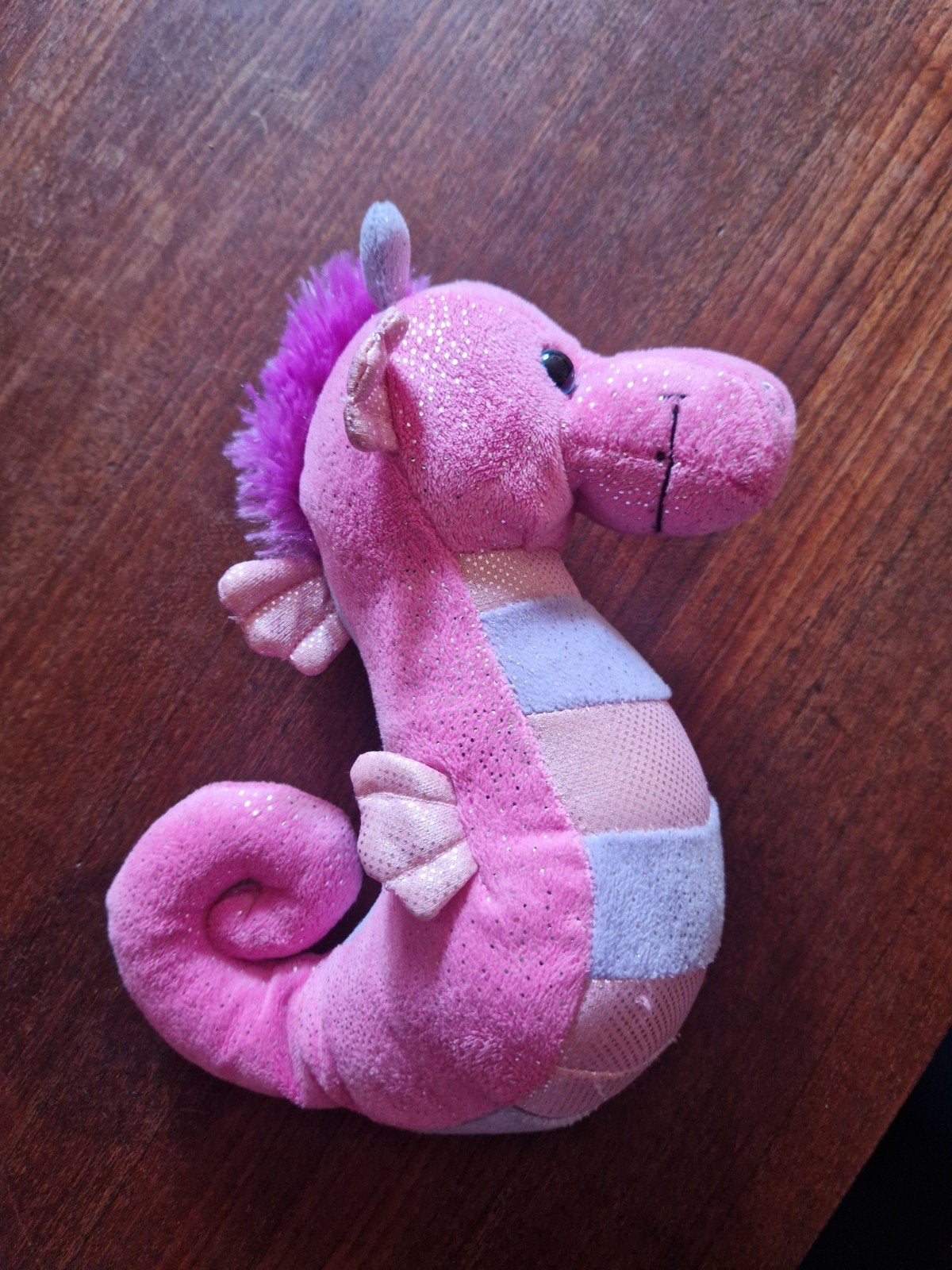 Roze Knuffel met Glitters - Zo goed als nieuw, Kinderen en Baby's, Overige merken, Overige karakters, Overige typen, Ophalen of Verzenden