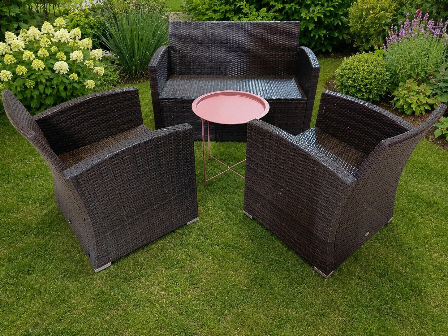 Tuin Meubel Set Lounge Set zgan, Ophalen, Zo goed als nieuw