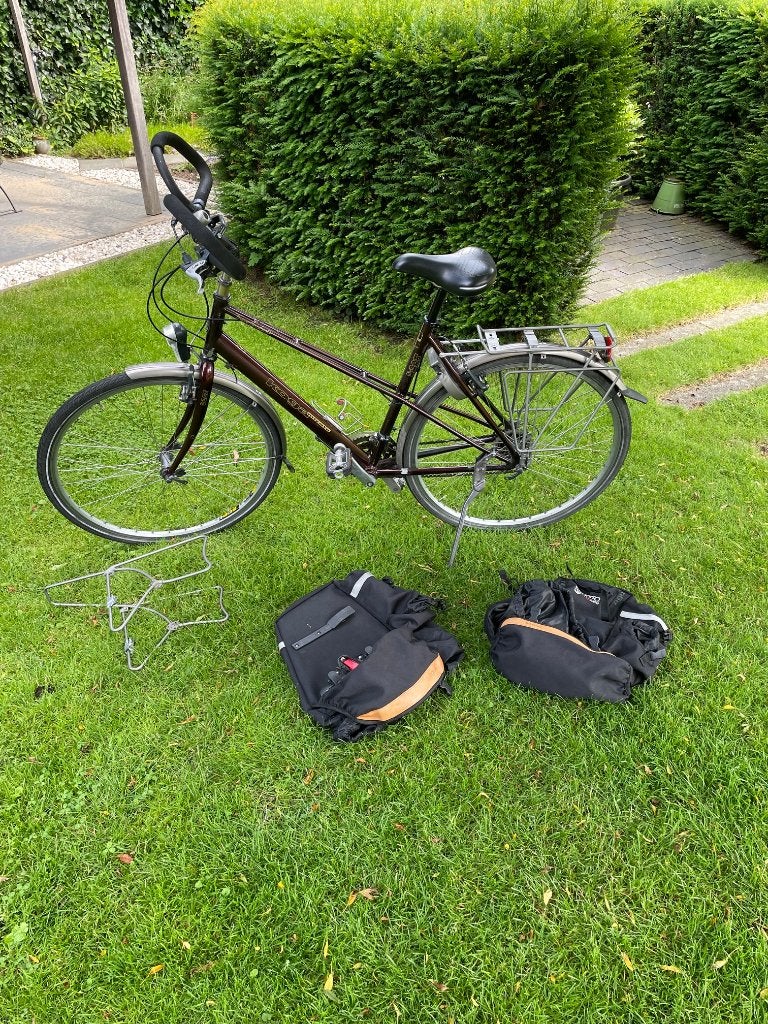 Koga Lady Traveller met fietstassen, Ophalen, 28 inch, Velgrem, Koga Miyata