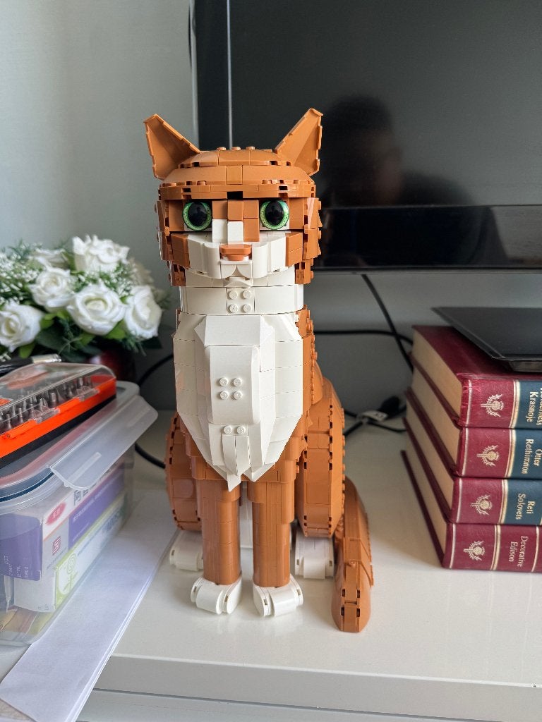 Lego Oranje kat, Lego, Compleet, Ophalen of Verzenden, Complete set