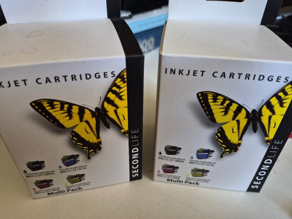 Inkjet cartridges voor Brother, Computers en Software, Printerbenodigdheden, Ophalen of Verzenden, Nieuw, Cartridge, Second Life