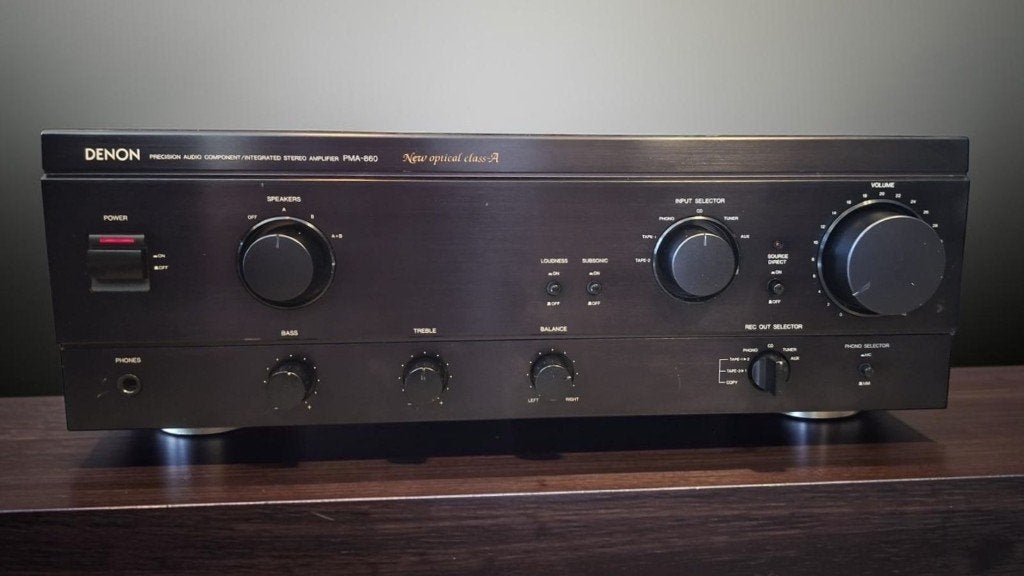 Denon PMA-860 • Krachtige Vintage Topklasse • Phono MM/MC, Denon, MADE IN JAPAN, Ophalen of Verzenden, Zo goed als nieuw