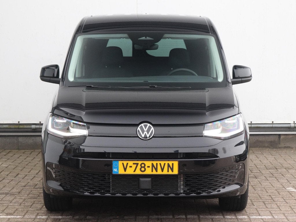 Volkswagen Caddy Cargo 1.5 TSI Style | 2x schuifdeur | Trekh, Auto's, Bestelauto's, 4 cilinders, Volkswagen, 116 pk, Zwart