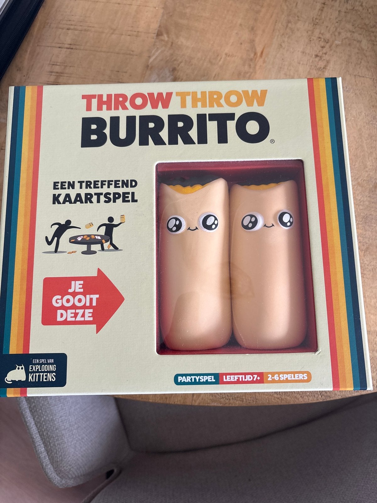 Throw Throw Burrito - Zo goed als nieuw, Drie of vier spelers, Ophalen, Zo goed als nieuw