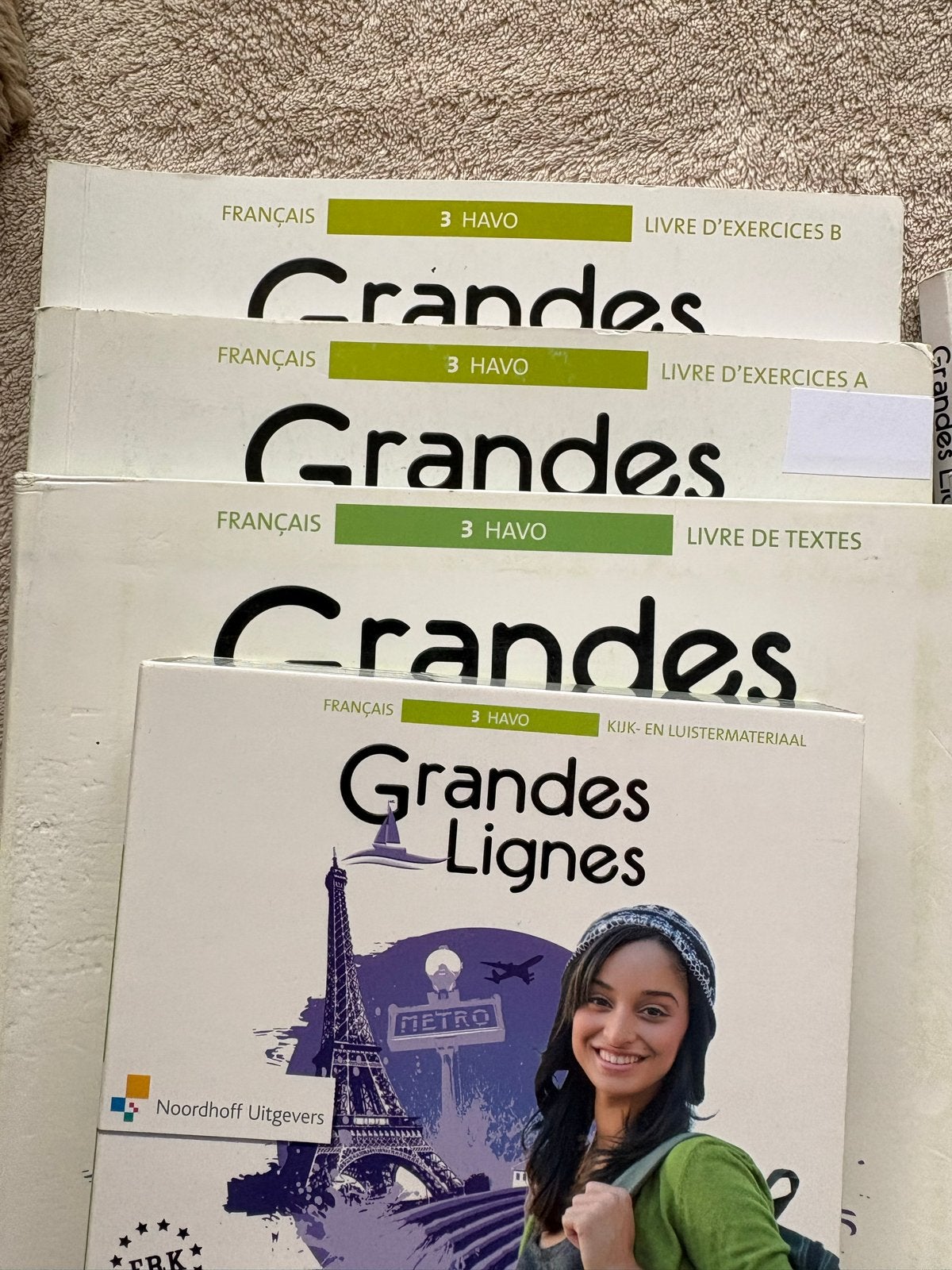 Grandes Lignes Frans 3 HAVO, Ophalen of Verzenden, Gelezen, Non-fictie