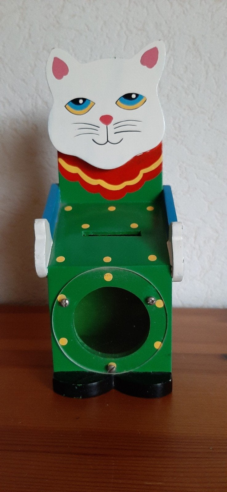HOUTEN PRACHTIGE SPAARPOT, Ophalen of Verzenden, Nieuw, Vervoermiddel