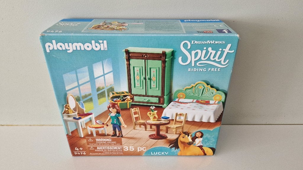 Playmobil spirit Lucky's slaapkamer - 9476, Gebouw, Complete set, Ophalen of Verzenden, Zo goed als nieuw