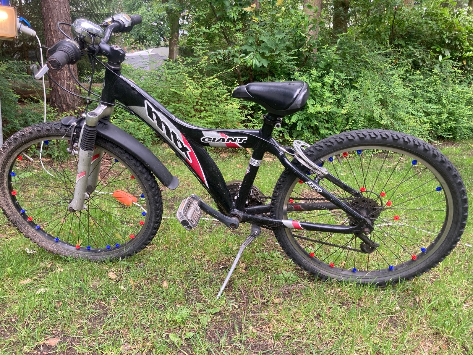 24 inch Giant kinderfiets / campingfiets, Fietsen en Brommers, Fietsen | Jongens, Ophalen of Verzenden, Gebruikt, 24 inch, Versnellingen