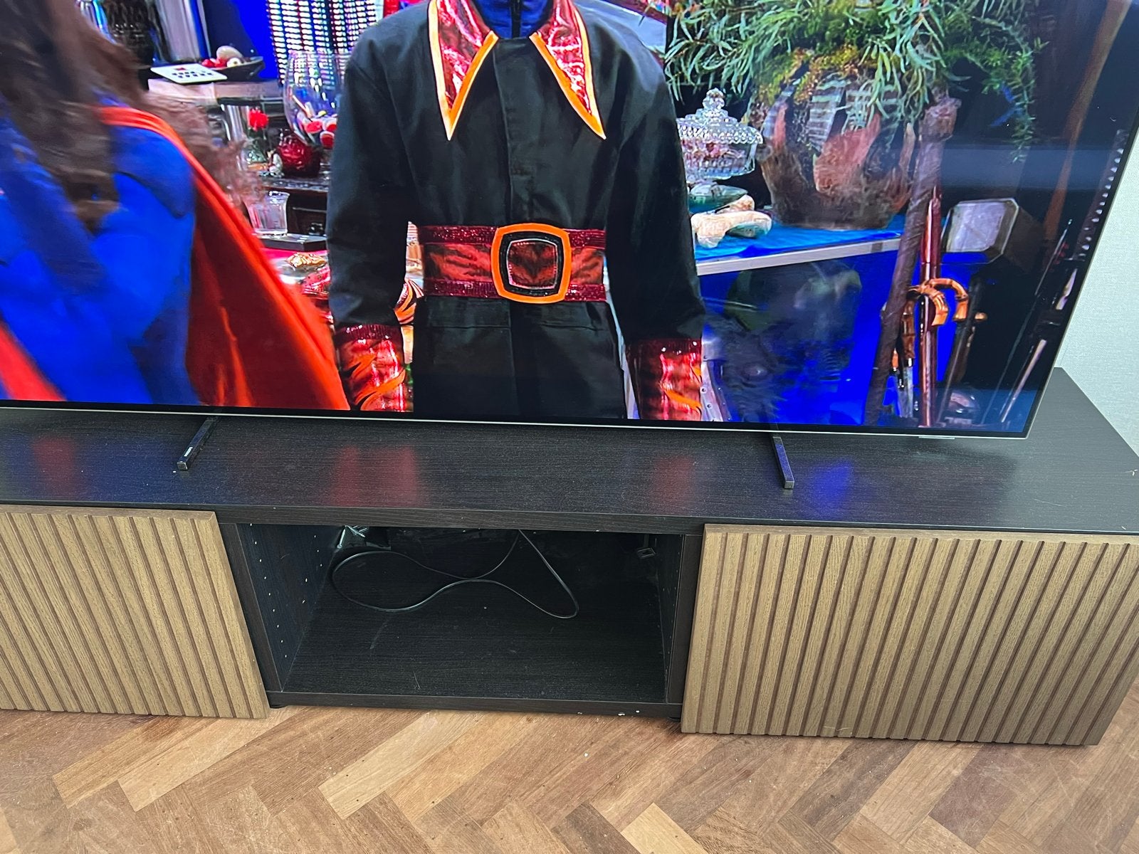 IKEA Besta TV meubel 180 cm met druksysteem, Ophalen, Gebruikt, 150 tot 200 cm