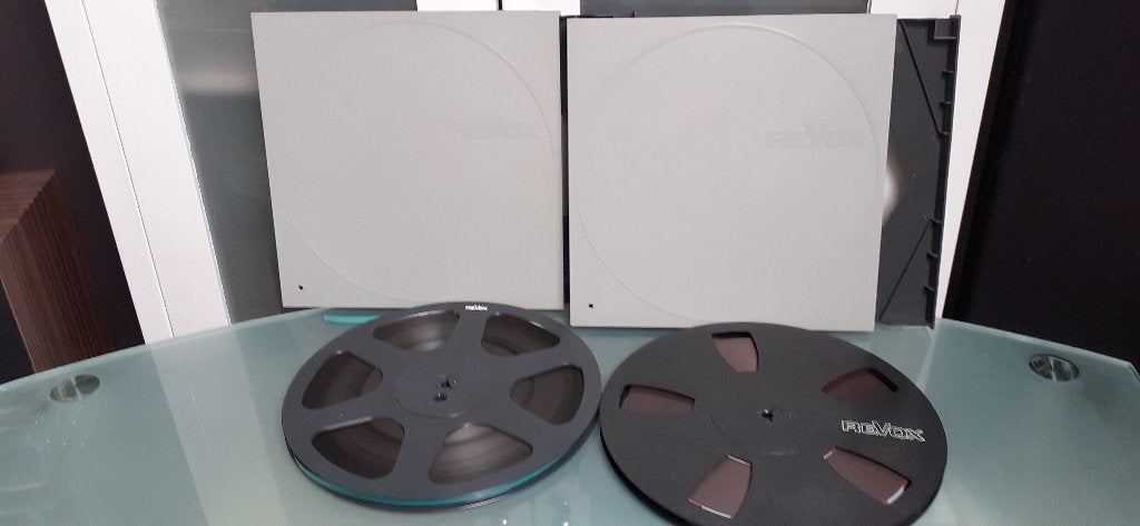 revox 2 stuks 26 cm reels in originele box, Ophalen of Verzenden