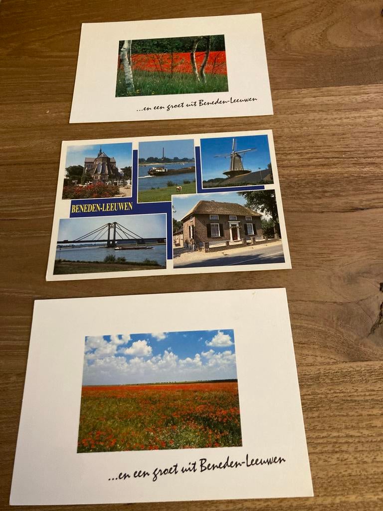 vintage ansichtkaarten Beneden-Leeuwen, Verzamelen, Ansichtkaarten | Nederland, Ophalen of Verzenden, Gelderland
