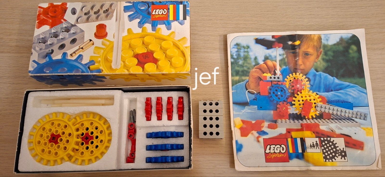 LEGO 802 Gear Supplementary Set uit 1970 Vintage, Gebruikt, Overige thema's, Lego, Ophalen of Verzenden