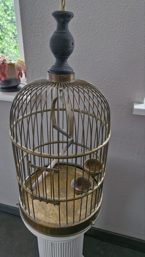 Vintage vogelkooi, Ophalen of Verzenden, Gebruikt