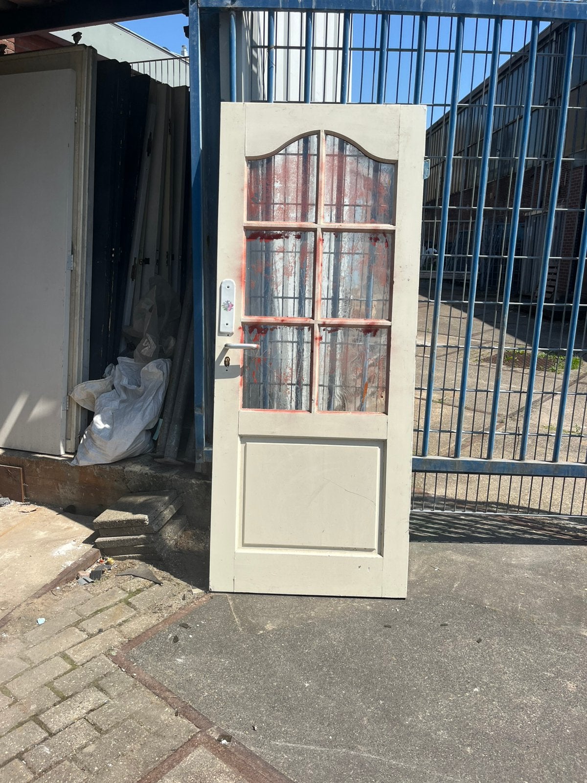 Oude binnen deuren en twee set schuif deuren, Ophalen, Zo goed als nieuw, Binnendeur, 200 tot 215 cm