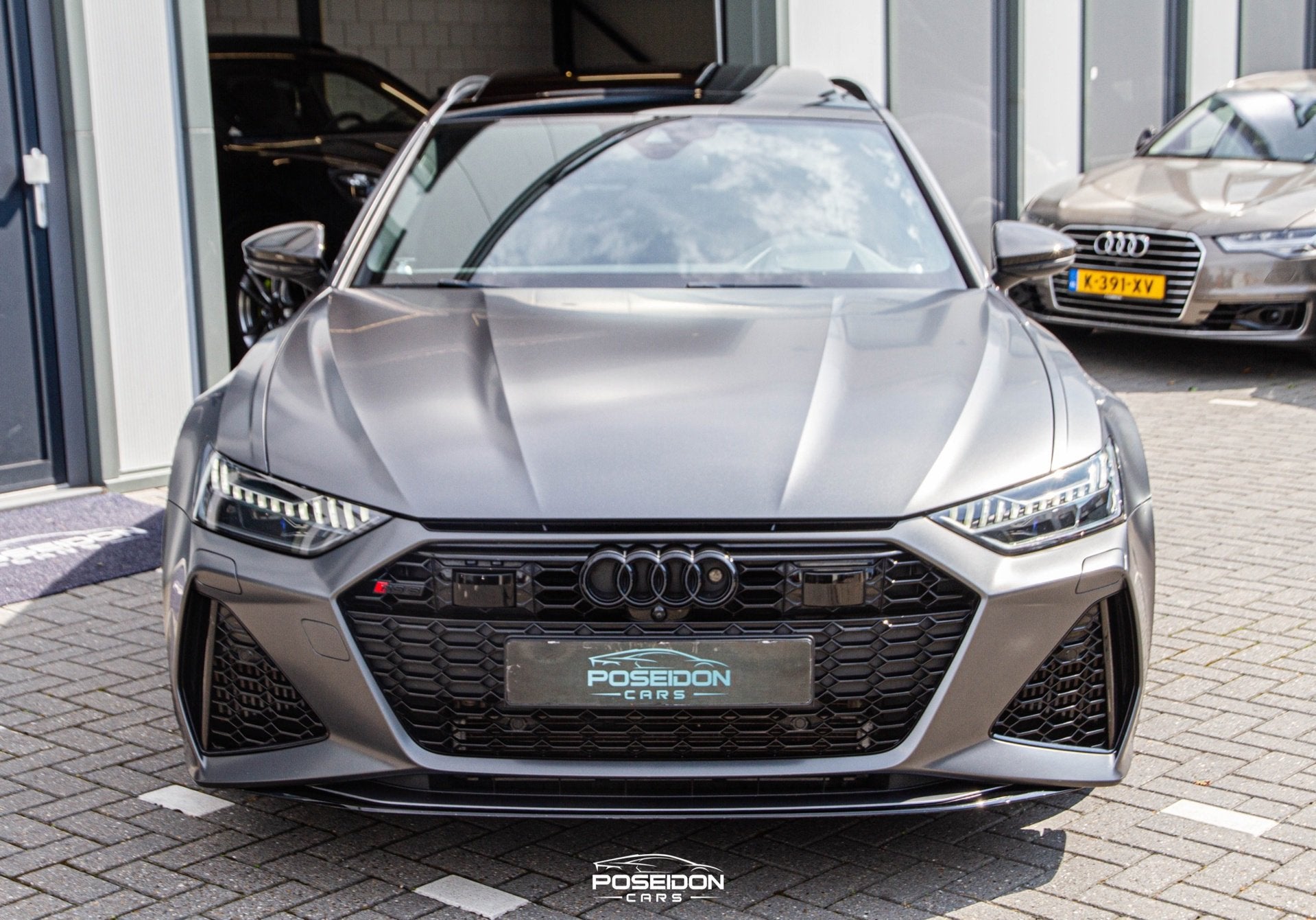 Audi RS6 Avant 4.0 TFSI Quattro MATT | KERAMISCH | PANO | CA, Auto's, Automaat, Dealer onderhouden, Gebruikt, 600 pk