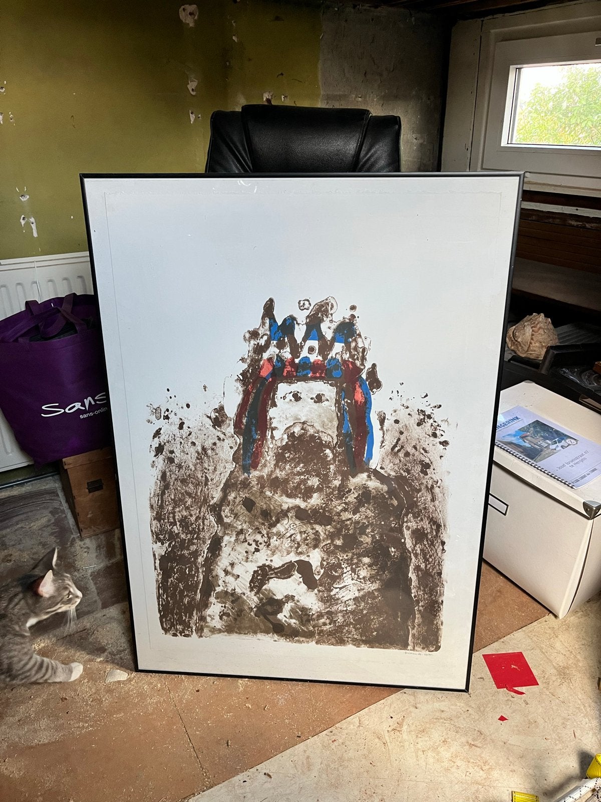 Jef Diederen - 'Infante' (1985) - Lithografie, 100x70 cm, Antiek en Kunst, Gelimiteerde oplage, Ophalen, Abstract, Lithografie