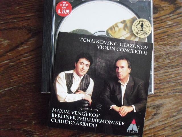 Tschaikovsky - Glazunov "Violin Concertos" CD, Ophalen of Verzenden, Romantiek, Gebruikt, Orkest of Ballet