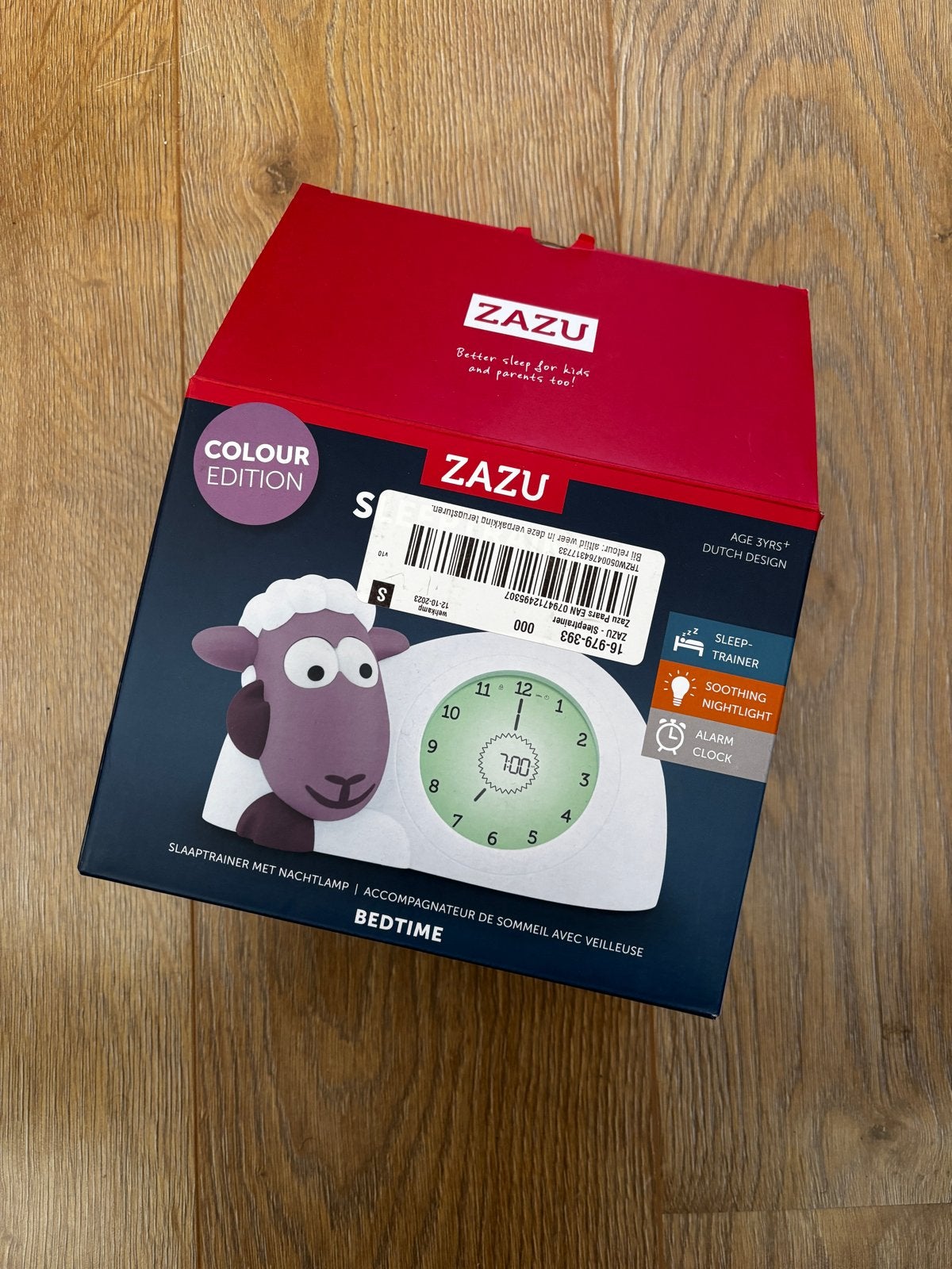 Zazu Sam het Lam Slaaptrainer Nachtlamp Wekker Nieuw, Witgoed en Apparatuur, Wekkers, Ophalen of Verzenden, Nieuw