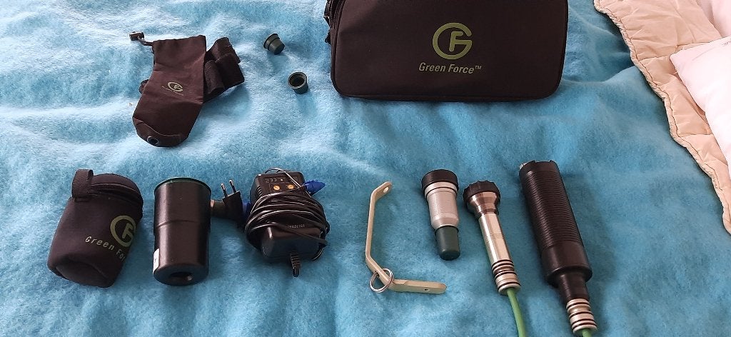 duiklamp green force, Watersport en Boten, Ophalen, Gebruikt, Duiklamp
