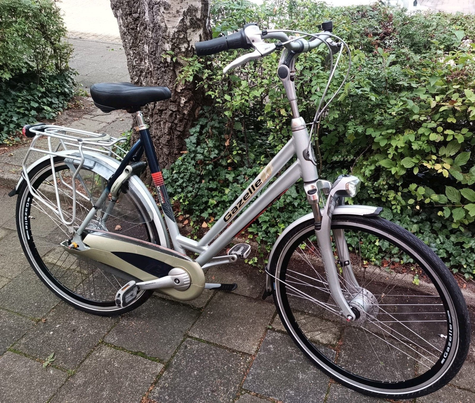 Goede GAZELLE ORANGE Damesfiets 57cm 8v NAGEKEKEN & RIJKLAAR, Ophalen, Gebruikt, Versnellingen, 56 cm of meer