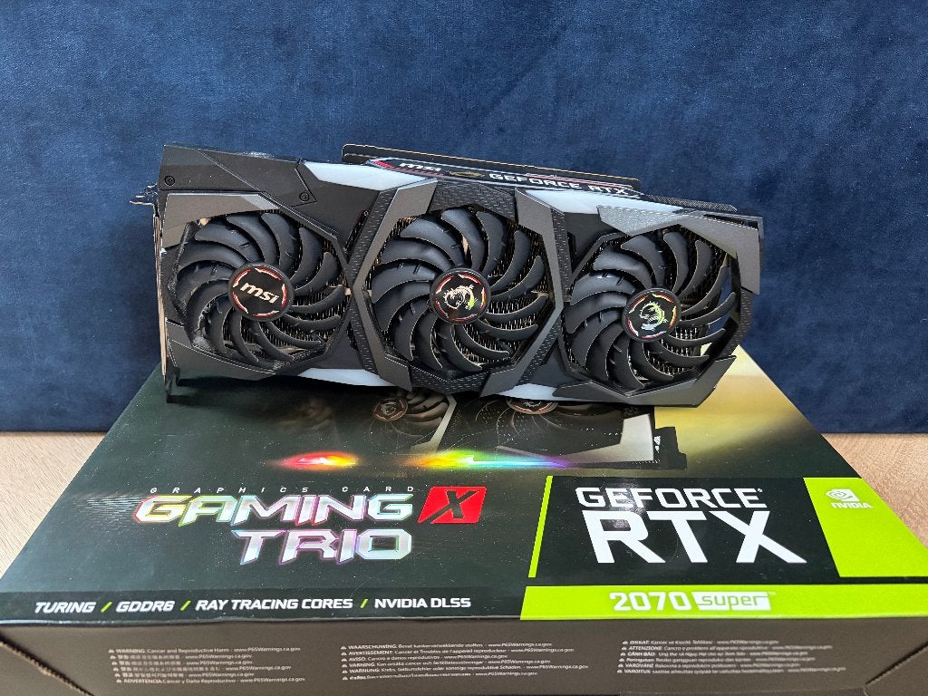 MSI GeForce RTX 2070 Super, Computers en Software, Videokaarten, Ophalen, PCI-Express 3, Gebruikt, GDDR6