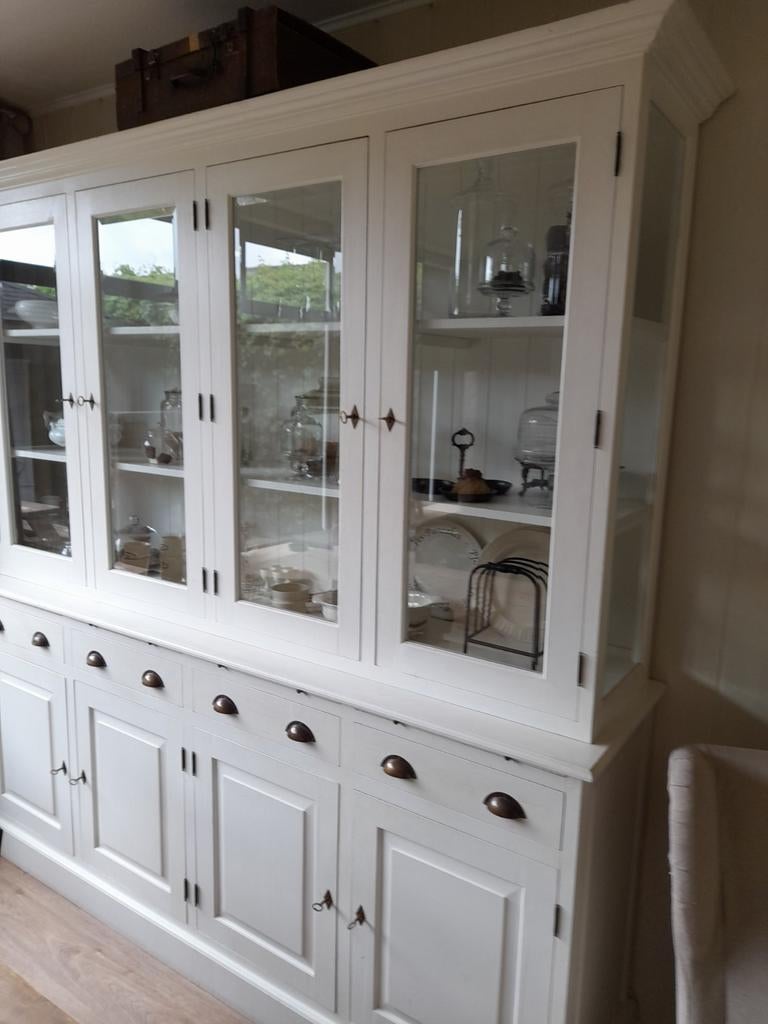 Buffetkast wit, Ophalen, Gebruikt, Met deur(en), 200 cm of meer