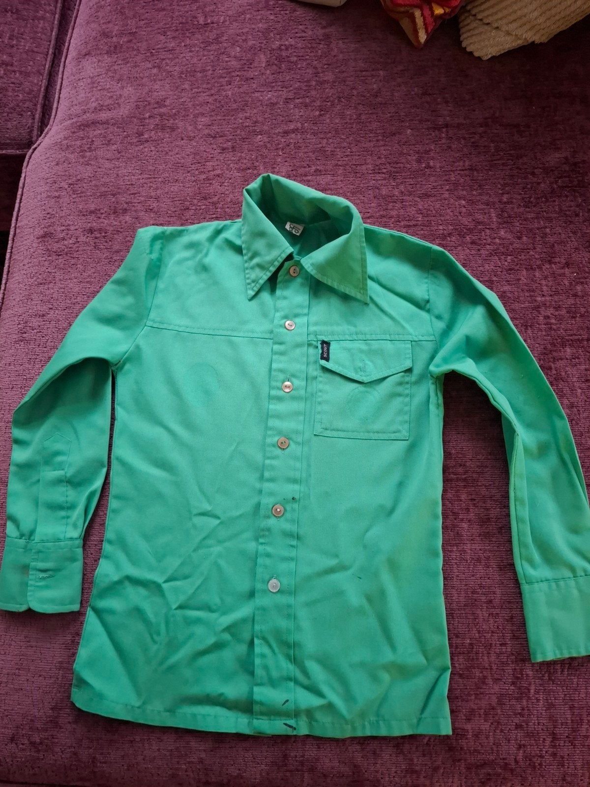 welpen scouting blouse maar 122, Ophalen of Verzenden, Gedragen, Overige maten, Blauw