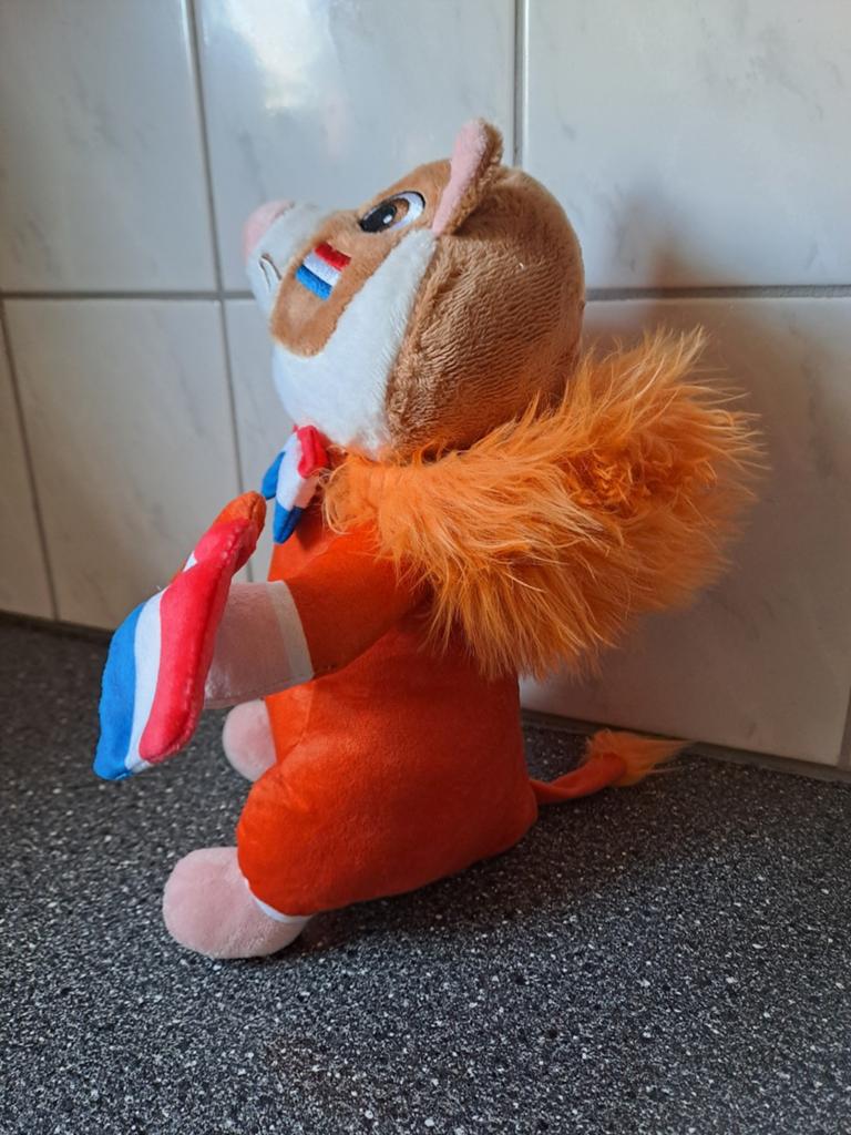 Leuke oranje leeuw knuffel van albert heijn, Albert Heijn, Ophalen of Verzenden, N.v.t, N.v.t